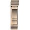 Ekena Millwork Balboa Traditional Smooth Bracket w/ Offset Brace, Douglas Fir, 7 1/2"W x 26"D x 30"H BKT0806X26X30BOA01SDF - alternate 2